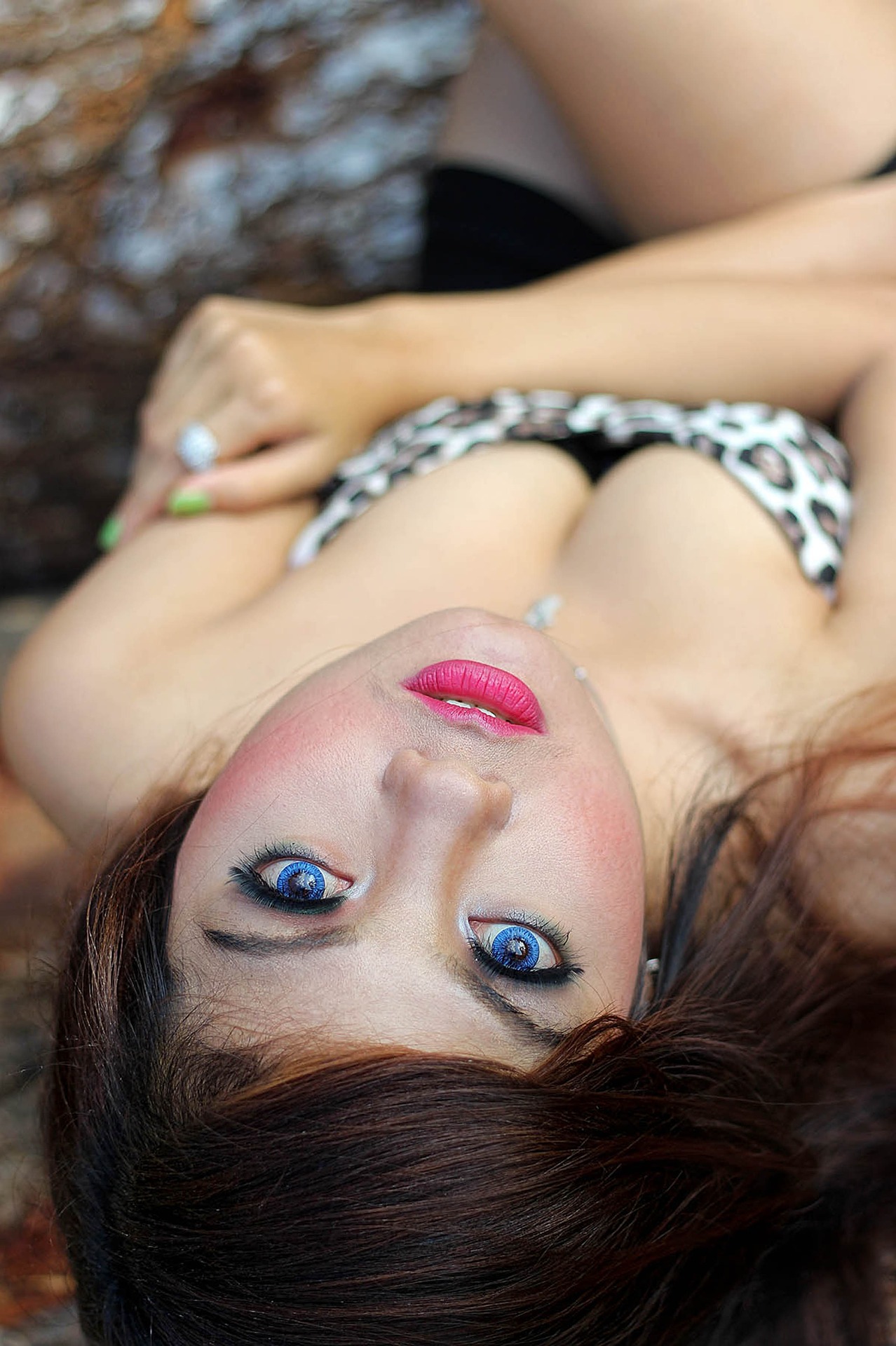 Girl with black hair